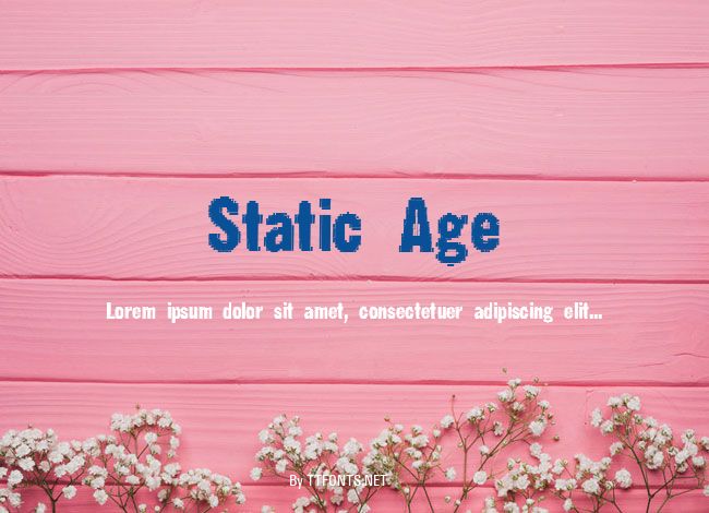 Static Age example